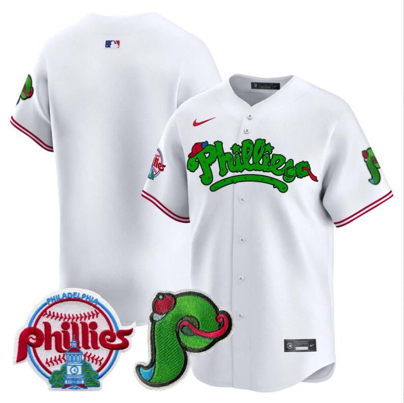 Men Philadelphia Phillies blank white Limited 2024 MLB Nike jersey